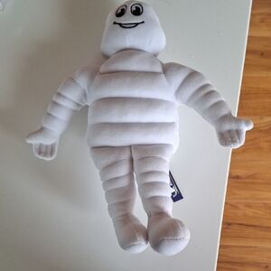 White Michelin Man Stuffed Plush Toy